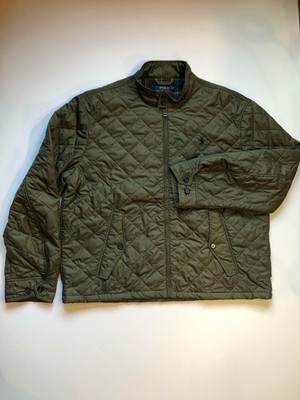 olive green polo windbreaker
